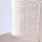 2 Yards Ivory Floral Polyester Lace Trim with Straight Edges for Home Decor and Craft Projects